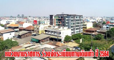 หน่วยงานราชการ ร่วมจัดระเบียบทางเดินเท้า ปี 2564 หน่วยงานราชการ ร่วมจัดระเบียบทางเดินเท้า ปี 2564