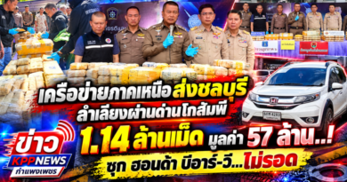 เครือข่ายภาคเหนือส่งชลบุรี ลำเลียงผ่านด่านโกสัมพี 1.14 ล้านเม็ด มูลค่า 57 ล้าน..! ซุก ฮอนด้า บีอาร์-วี…ไม่รอด เครือข่ายภาคเหนือส่งชลบุรี ลำเลียงผ่านด่านโกสัมพี 1.14 ล้านเม็ด มูลค่า 57 ล้าน..! ซุก ฮอนด้า บีอาร์-วี…ไม่รอด